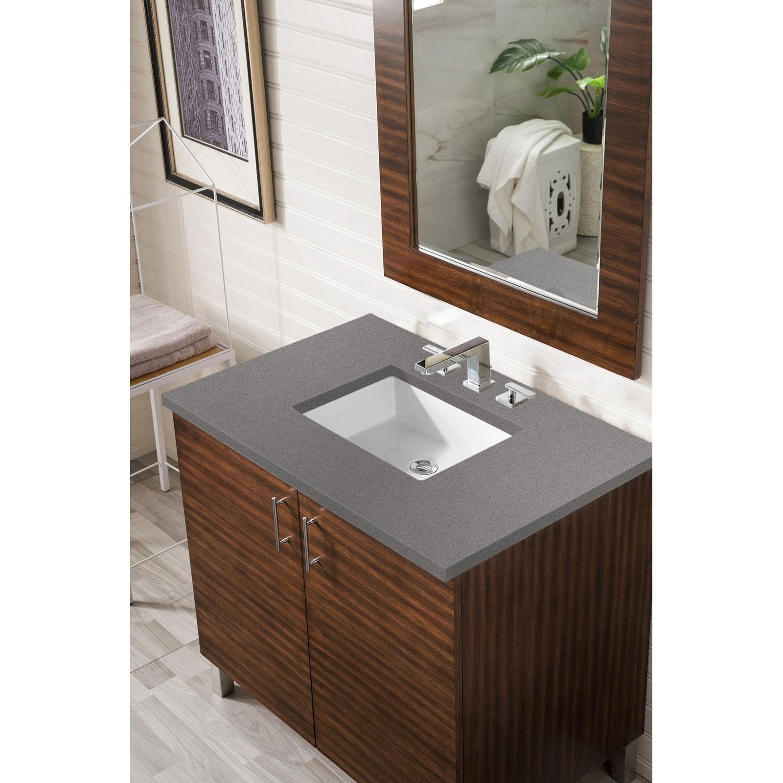 James Martin Vanities Metropolitan 36" Single Vanity - 850-V36-AWT-3AF