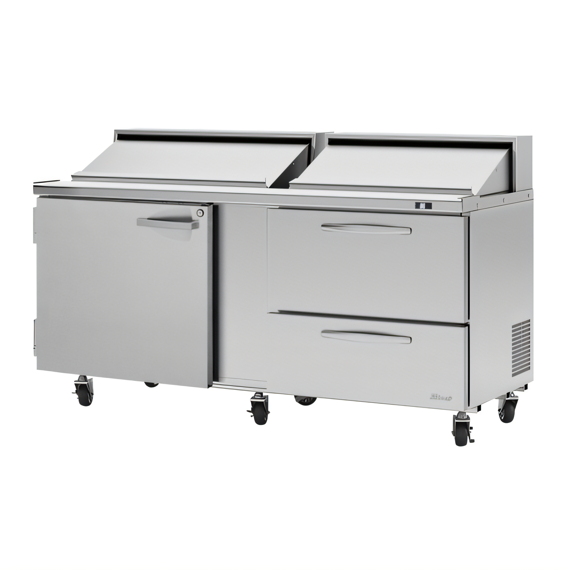 Turbo Air PST-72-D2R(L)-N PRO Prep Tables - PST-72-D2R(L)-N