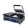 Globe Bistro Series Double Sandwich Grill with Smooth Plates - 3200W - GLGSGDUE10