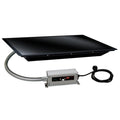 Hatco HBGB-2418 25.6" Built-In Rectangular Black Glass Heated Shelf with Control Box - 120V/425W - HBGB-2418