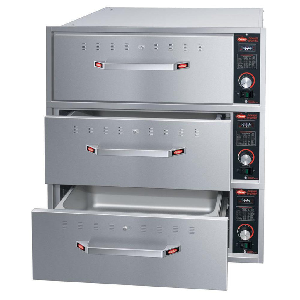 Hatco HDW-3B 28" Built-In 3-Drawer Warmer - 120V, 1 Phase - HDW-3B
