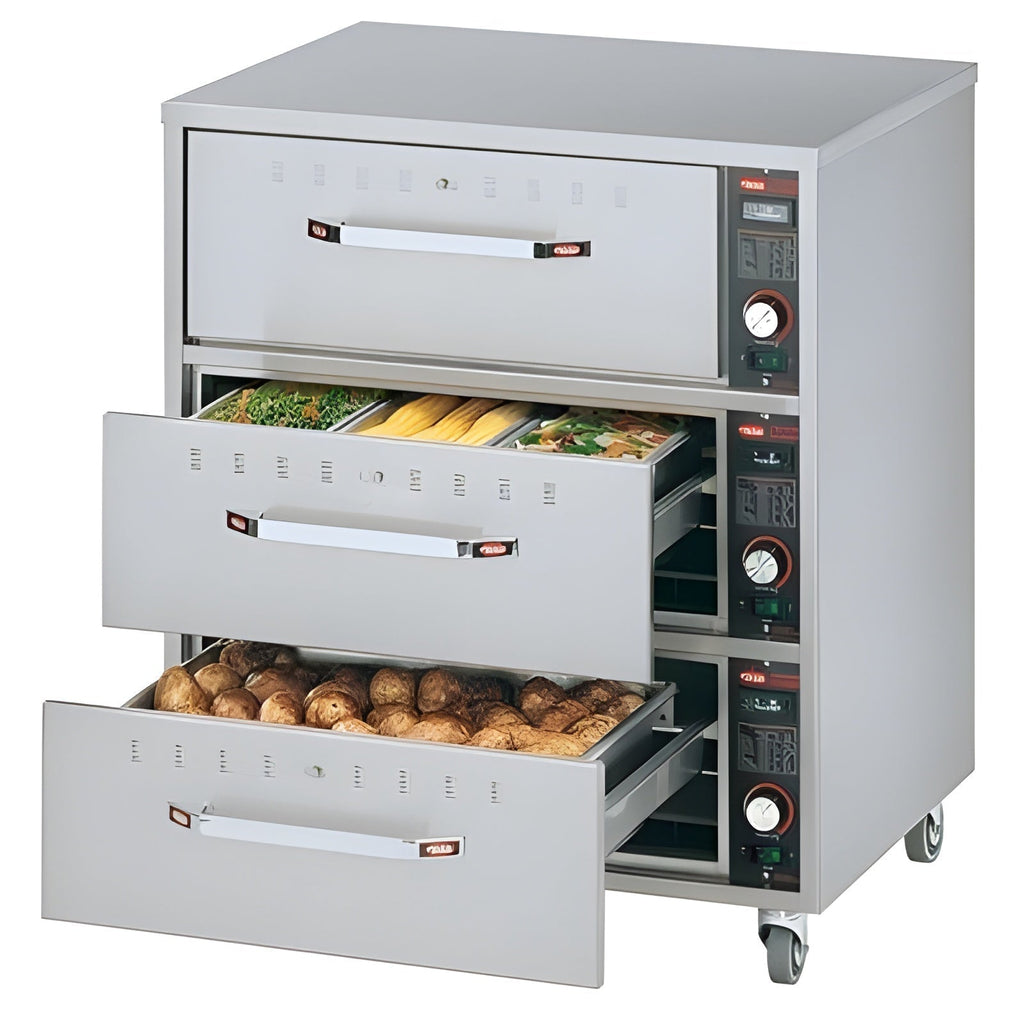 Hatco HDW-3 30" Freestanding 3 Drawer Warmer - 120V, 1 Phase - HDW-3