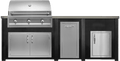 Haven 96" Artisan Outdoor Kitchen Island  w/ 17" Door - HART96DOOR