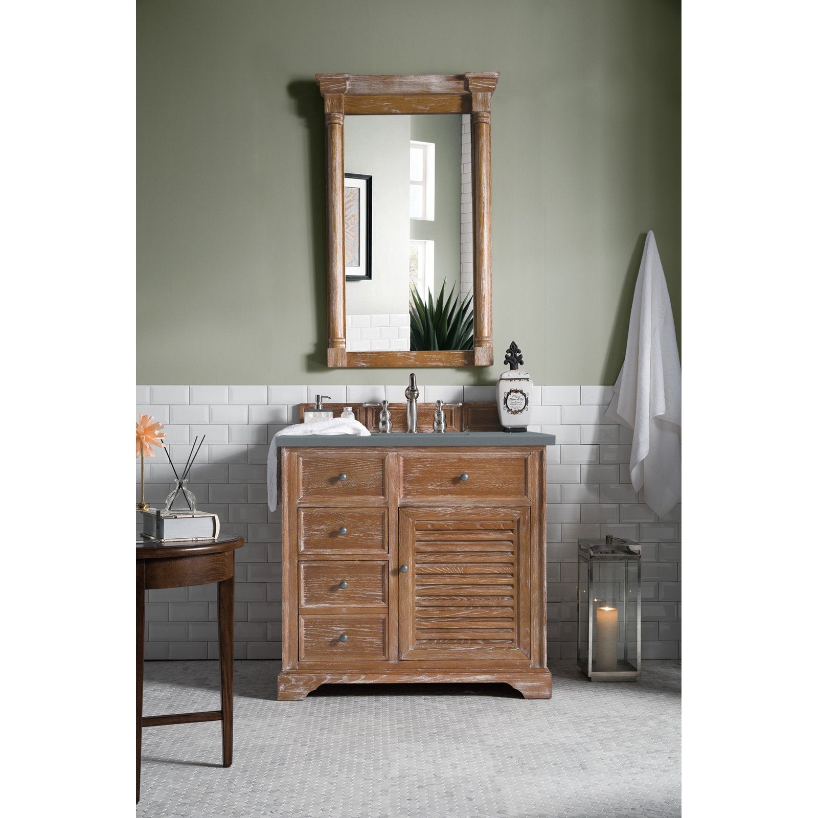 James Martin Vanities Savannah 36" Driftwood Single Vanity - 238-104-5511-3AF