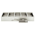APW Wyott HFW-5D Electric Drop-In Hot Food Well Unit with Drain - AWHFW5D