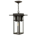 Hinkley Socket Outdoor Manhattan Oil Rubbed Bronze Hanging Light - 2322OZ
