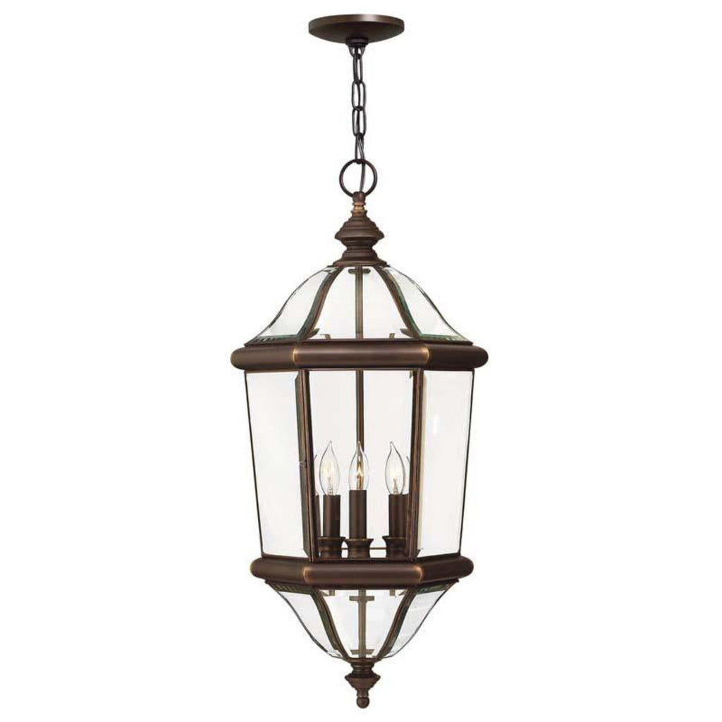 Hinkley Outdoor Augusta Copper Bronze Hanging Light - 2452CB