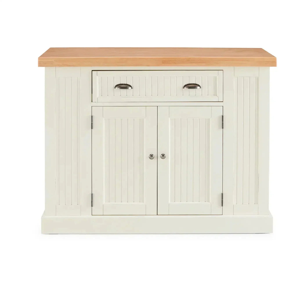 Homestyles Nantucket Off-White Kitchen Island 5022-94N