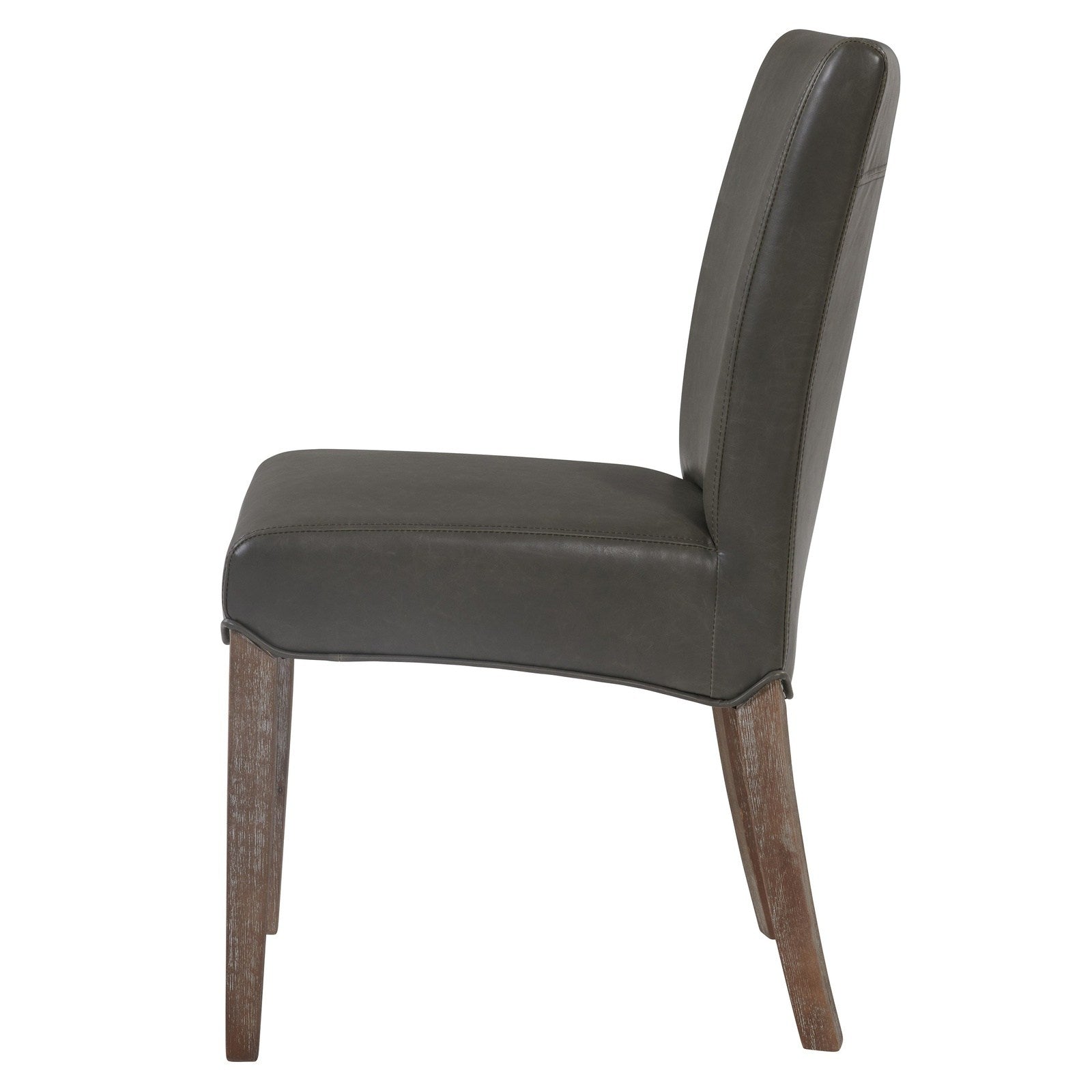 New Pacific Direct Milton Bonded Leather Chair, (Set of 2)  - 268239B-V05