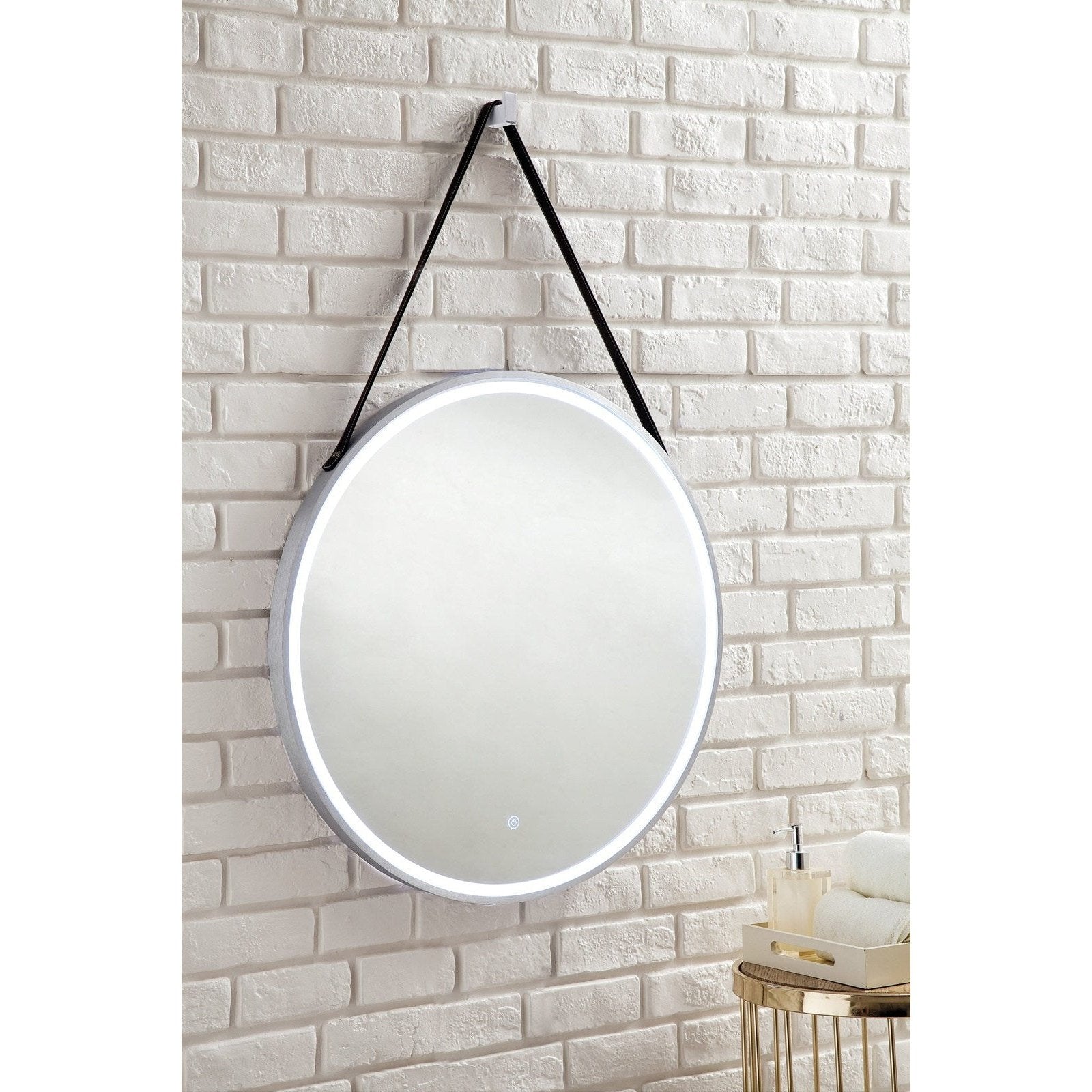 James Martin Vanities Annapolis 27.6" Round Anti-Fogging LED Mirror - 911-M27.6-BGD