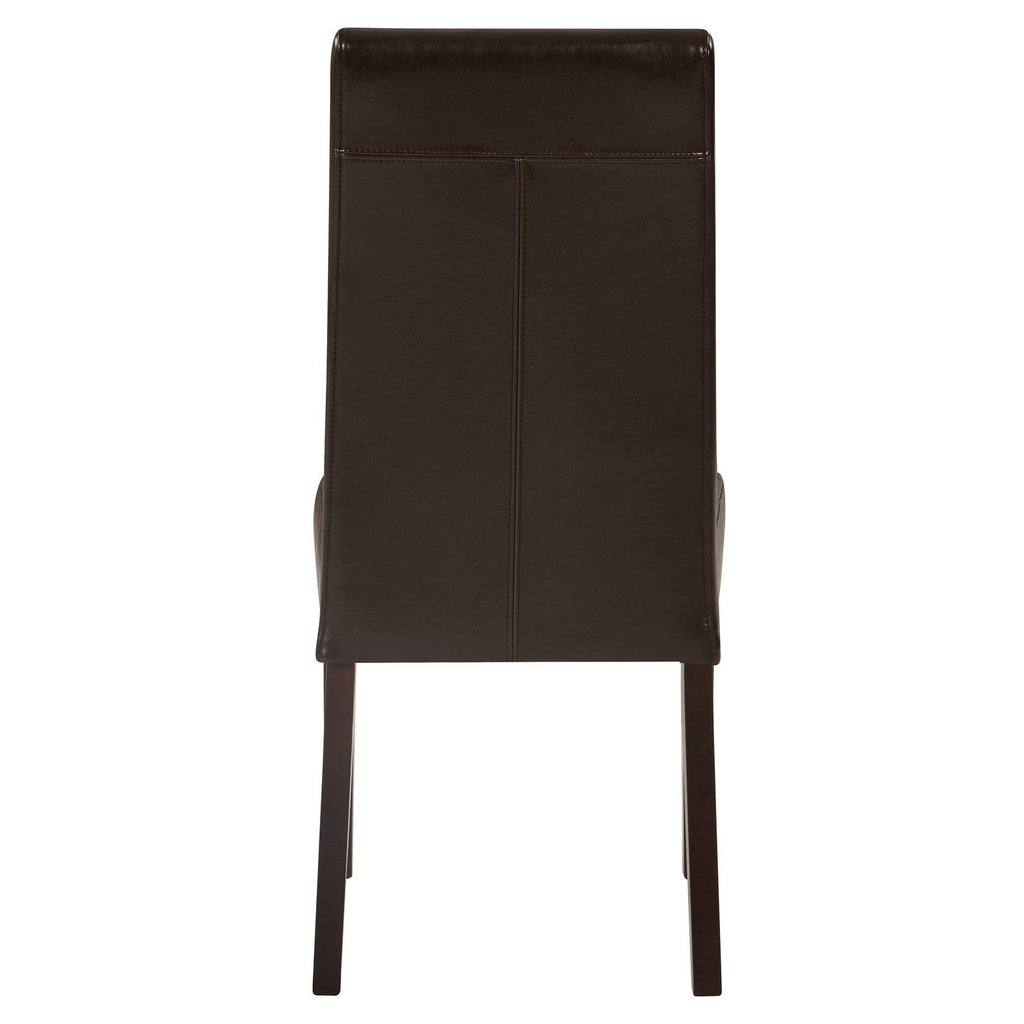 New Pacific Direct Hartford Bicast Leather Dining Chair, (Set of 2)  - 198140-01