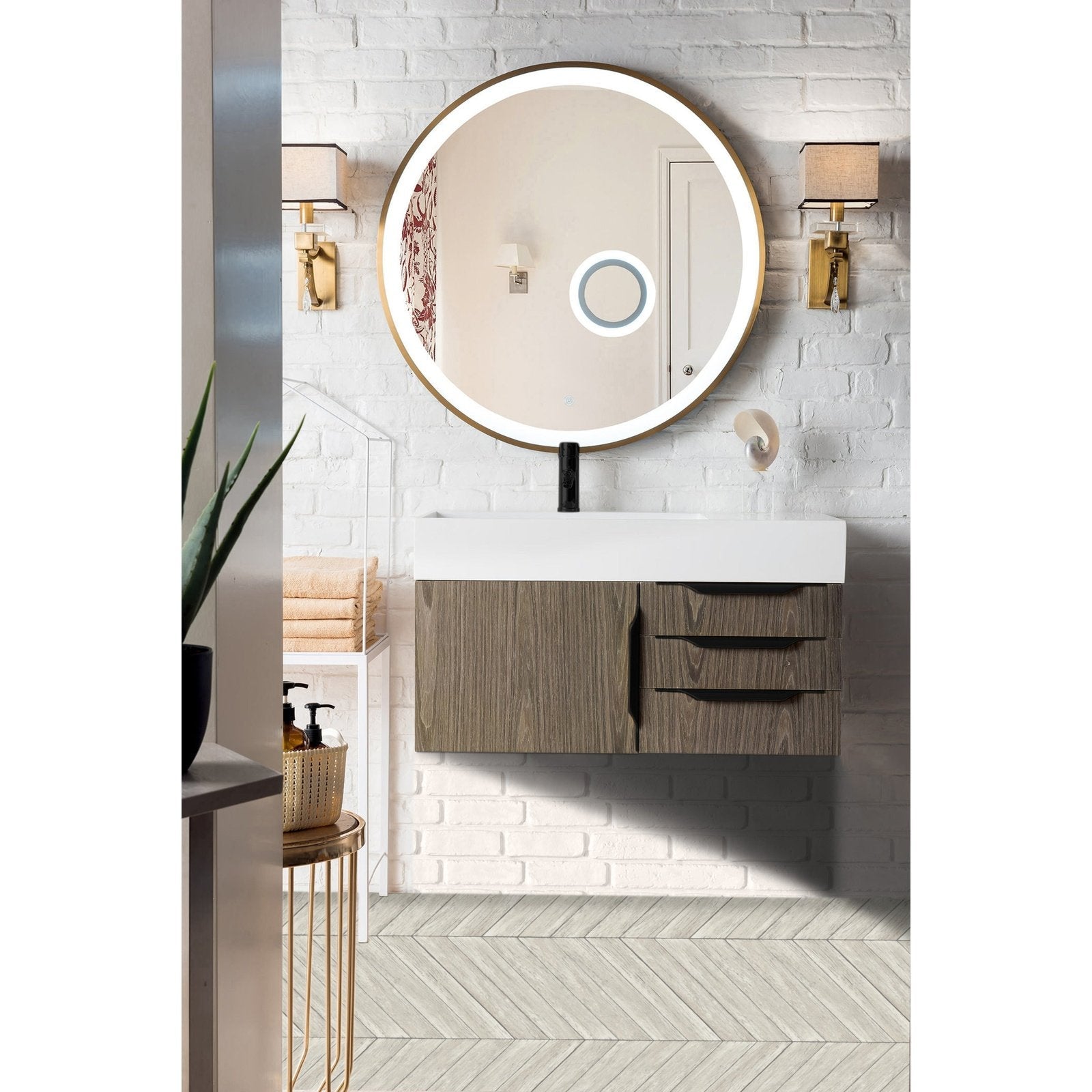 James Martin Vanities Mercer Island 36" Single Vanity - 389-V36-AGR-G-DGG
