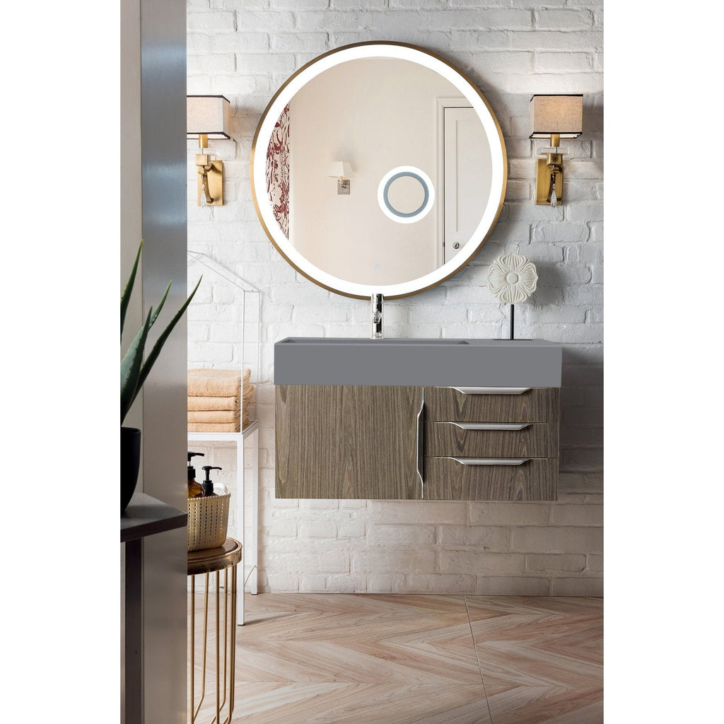 James Martin Vanities Mercer Island 36" Single Vanity - 389-V36-AGR-G-DGG