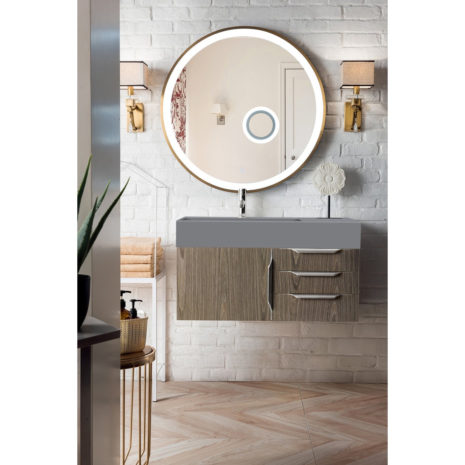 James Martin Vanities Mercer Island 36" Single Vanity - 389-V36-AGR-G-DGG