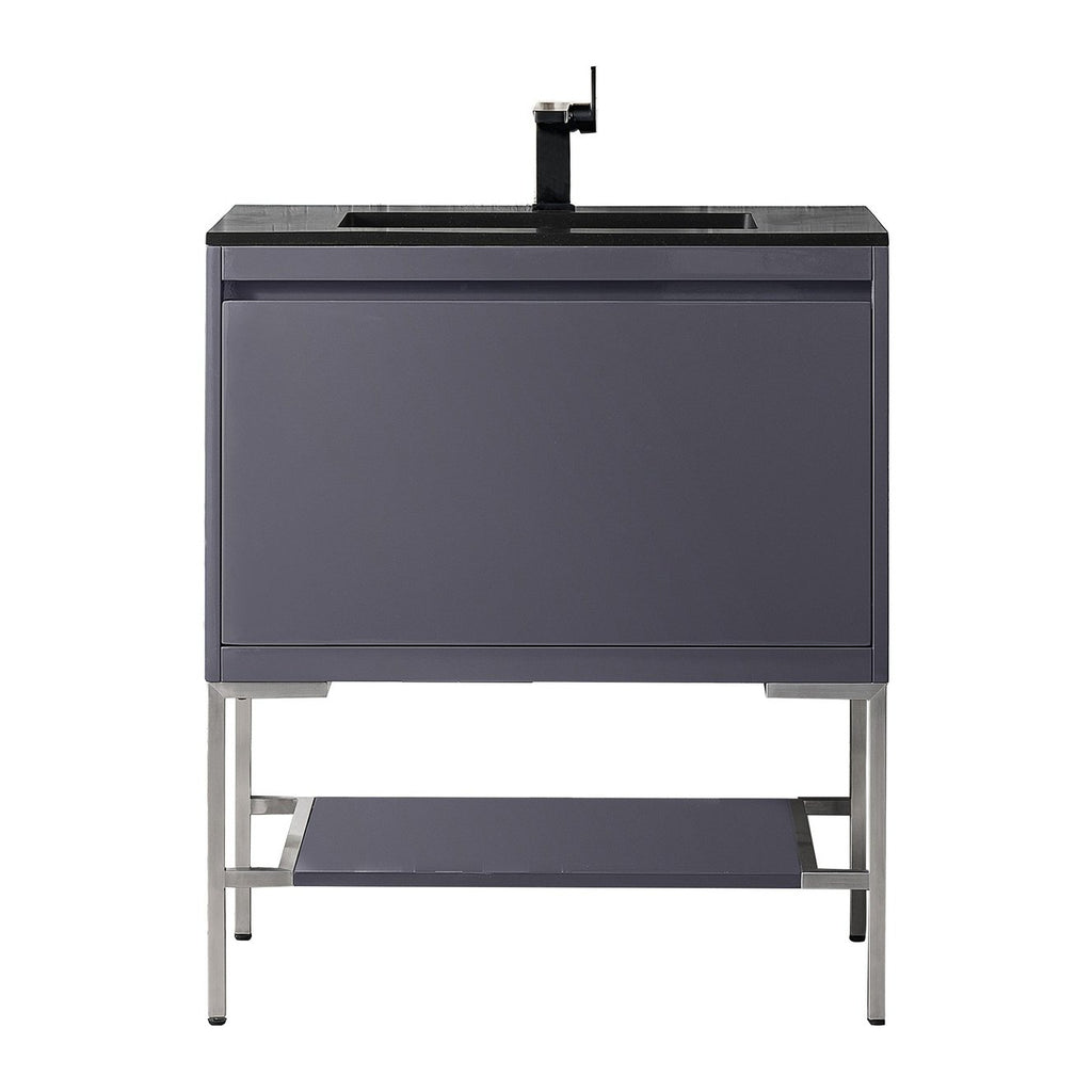 James Martin Vanities Milan 31.5" Single Vanity Cabinet - 801V31.5GWRGDCHB