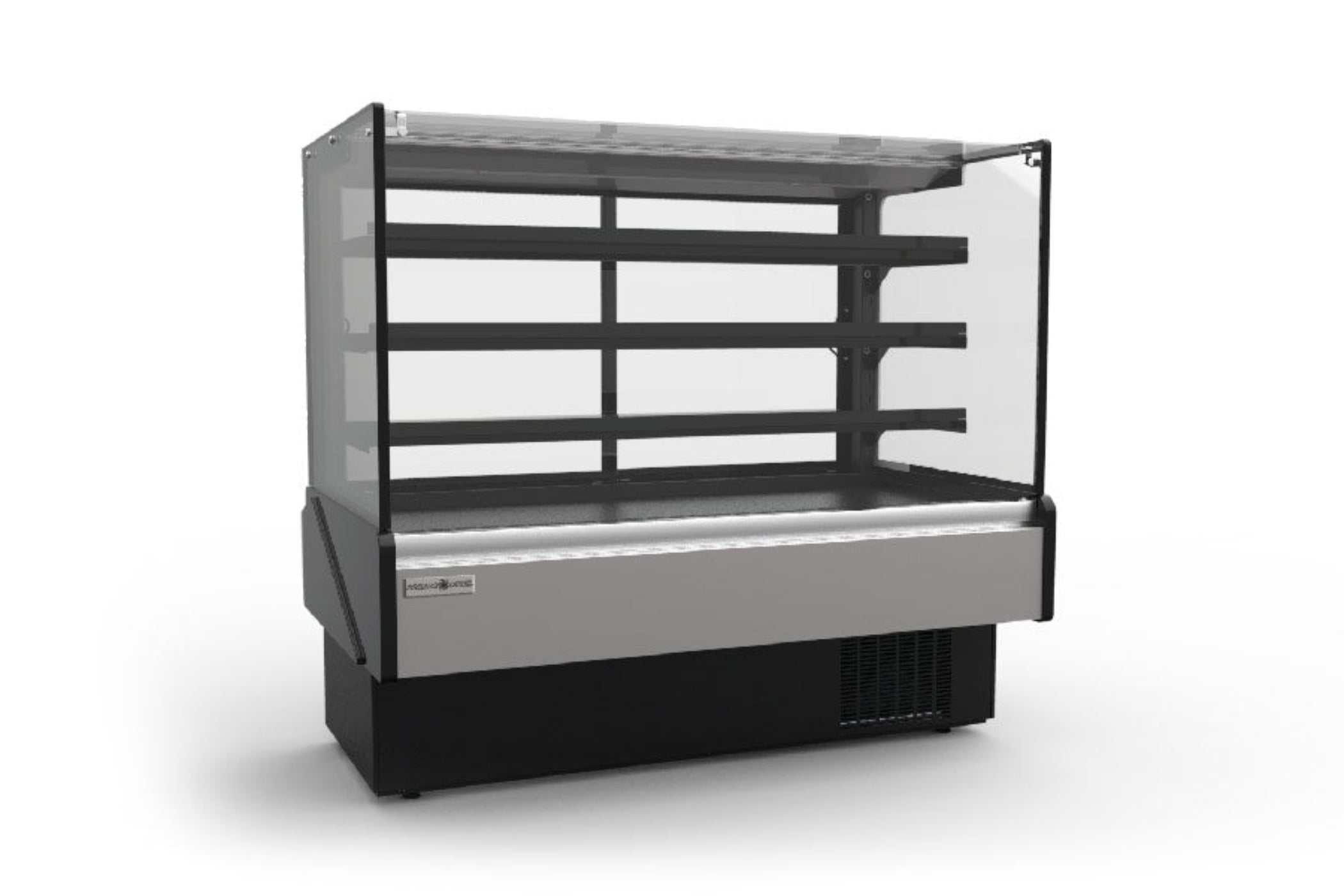 Hydra-Kool  | 60" Wide Non-Refrigerated Flat Glass Bakery Display Case - KBD-FG-60-D