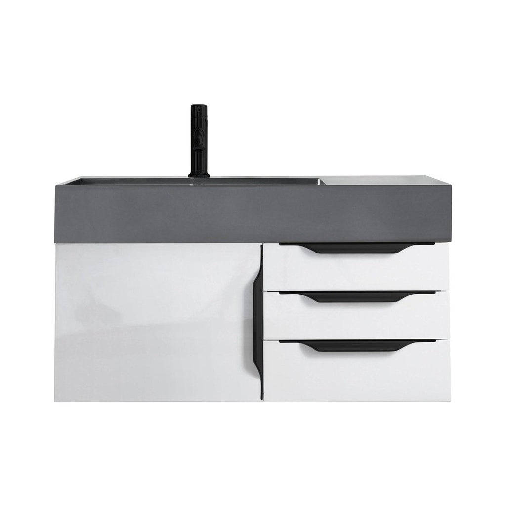 James Martin Vanities Mercer Island 36" Single Vanity - 389-V36-AGR-G-DGG