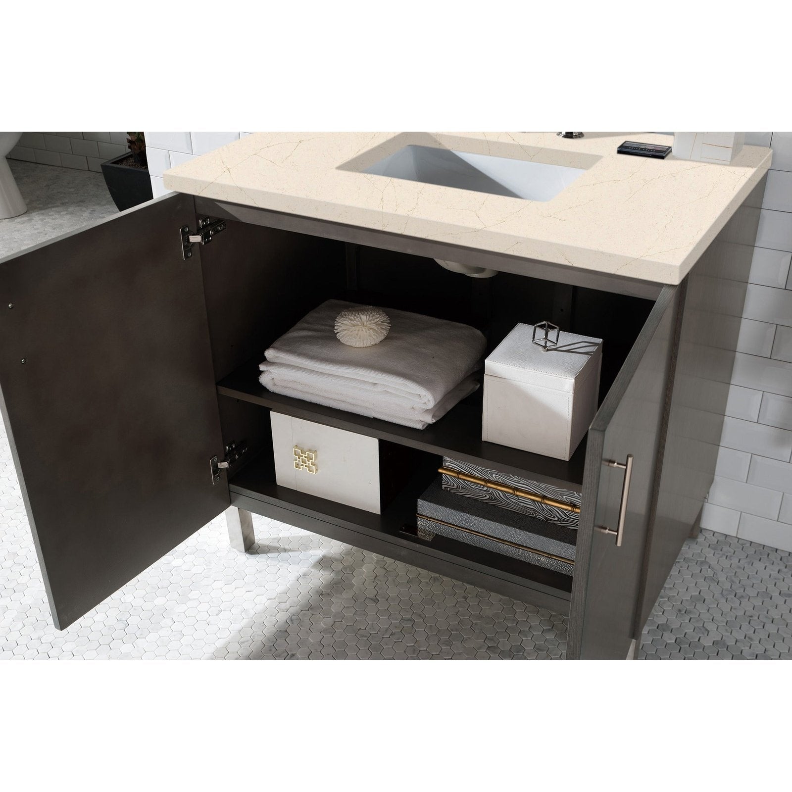 James Martin Vanities Metropolitan 36" Single Vanity - 850-V36-AWT-3AF