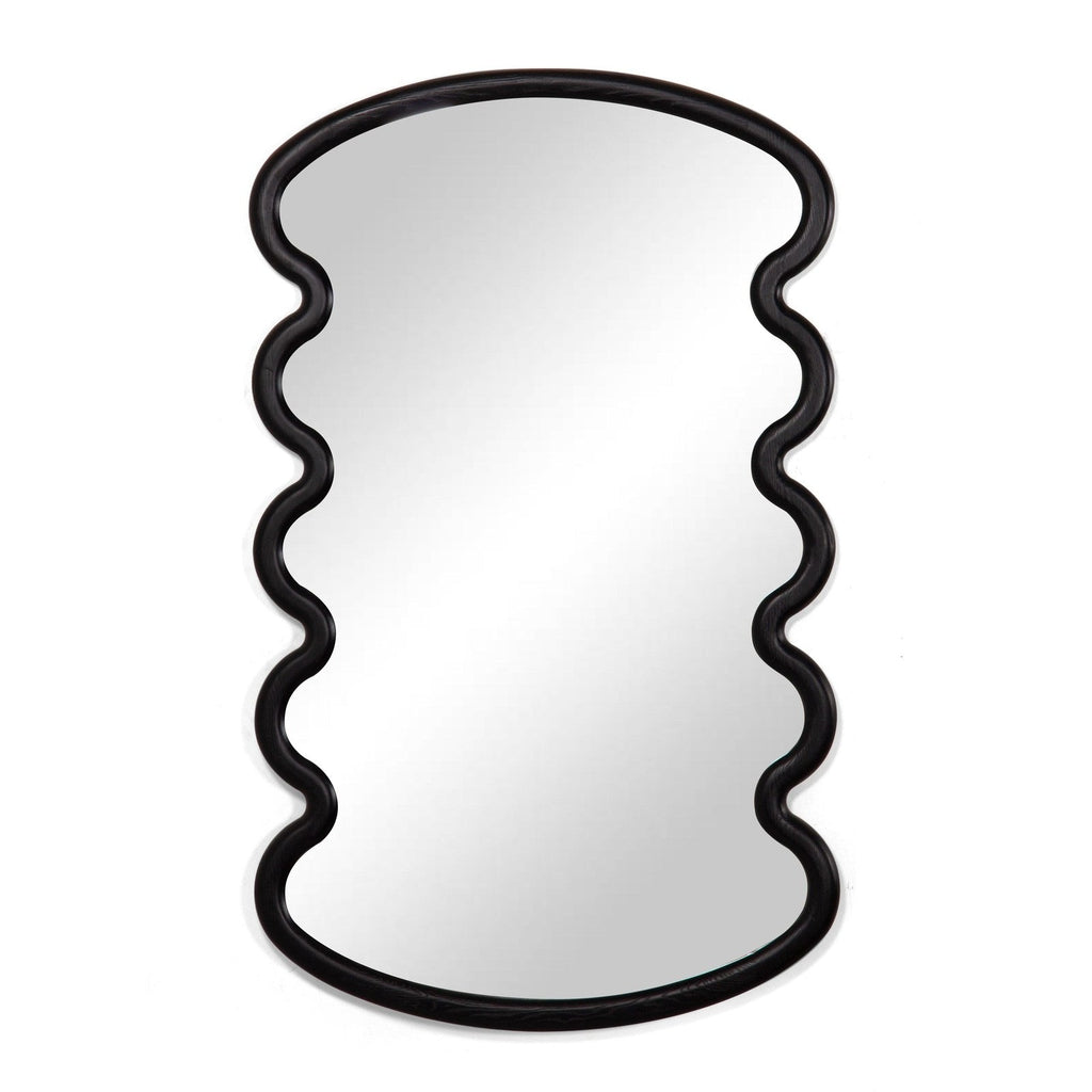 Union Home Swirl Large Mirror - Charcoal  - BDM00182