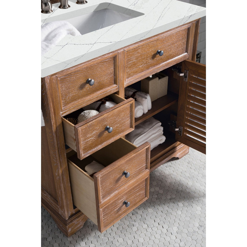 James Martin Vanities Savannah 36" Driftwood Single Vanity - 238-104-5511-3AF