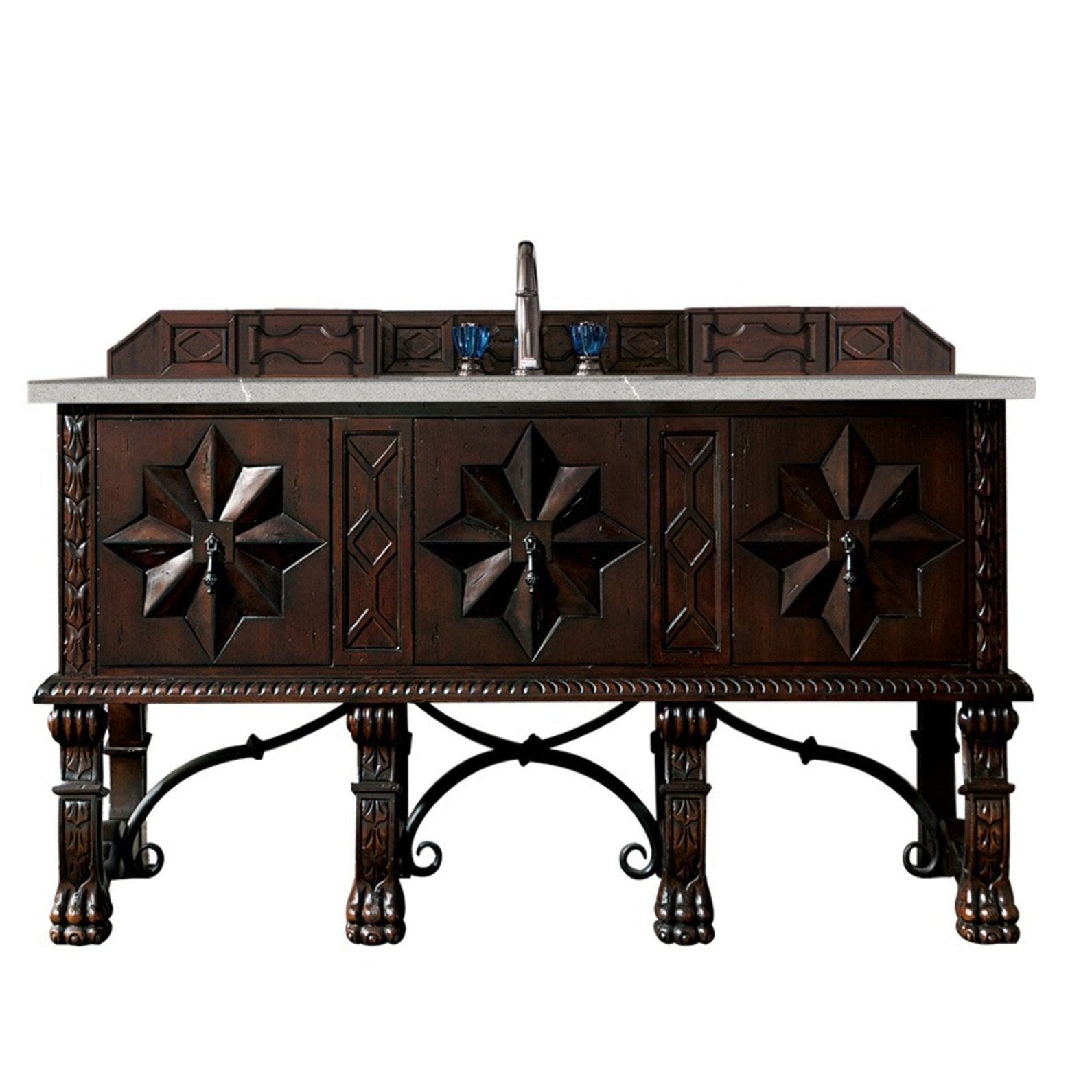 James Martin Vanities Balmoral 60" Single Vanity Cabinet - 150-V60S-ANW-3AF