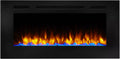 SimpliFire 60" Allusion Recessed Linear Electric Fireplace - SF-ALL60-BK