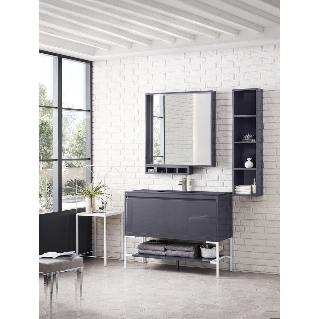 James Martin Vanities Milan 47.3" Single Vanity Cabinet - 801V47.3GWRGDCHB