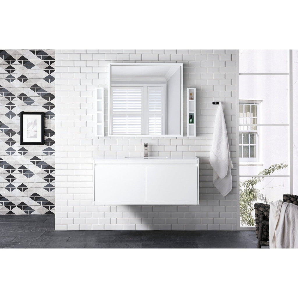 James Martin Vanities Milan 47.3" Single Vanity Cabinet - 801V47.3GWRGDCHB