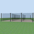 Jaypro Batting Tunnel Frame - Mega Outdoor - 55' - Stackable Tunnel Kit - MPCTF-55A