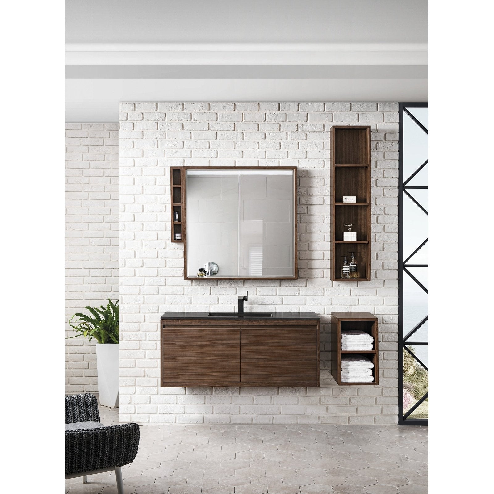 James Martin Vanities Milan 47.3" Single Vanity Cabinet - 801V47.3GWRGDCHB