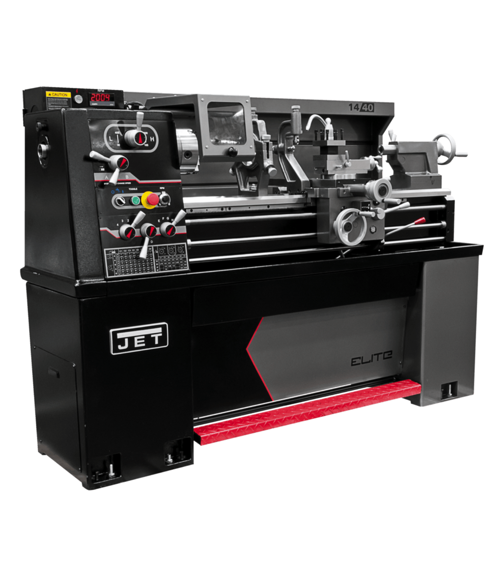 JET Elite Lathe E-1340VS with ACU-RITE 203 CSS DRO with Taper Attachment - JET-892408