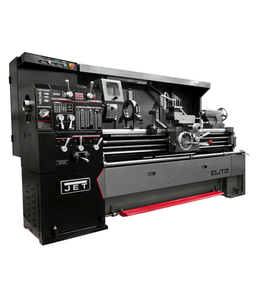 JET Elite Lathe EGH-1740 with Newall DP700 DRO with Taper Attachment - JT9-892512