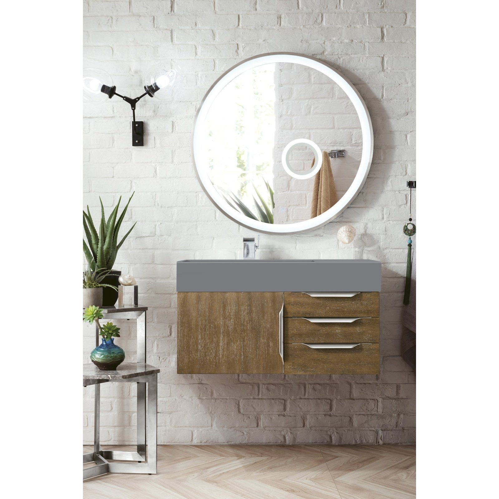 James Martin Vanities Mercer Island 36" Single Vanity - 389-V36-AGR-G-DGG