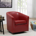 New Pacific Direct Hayden Swivel Bonded Leather Char  - 193012B-67