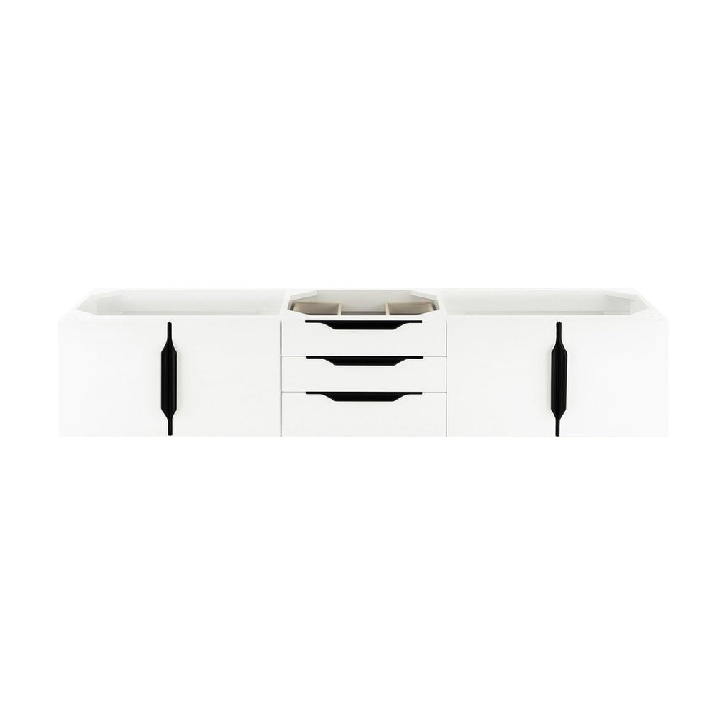 James Martin Vanities Mercer Island 72" Double Vanity - 389-V72D-AGR-G-DGG