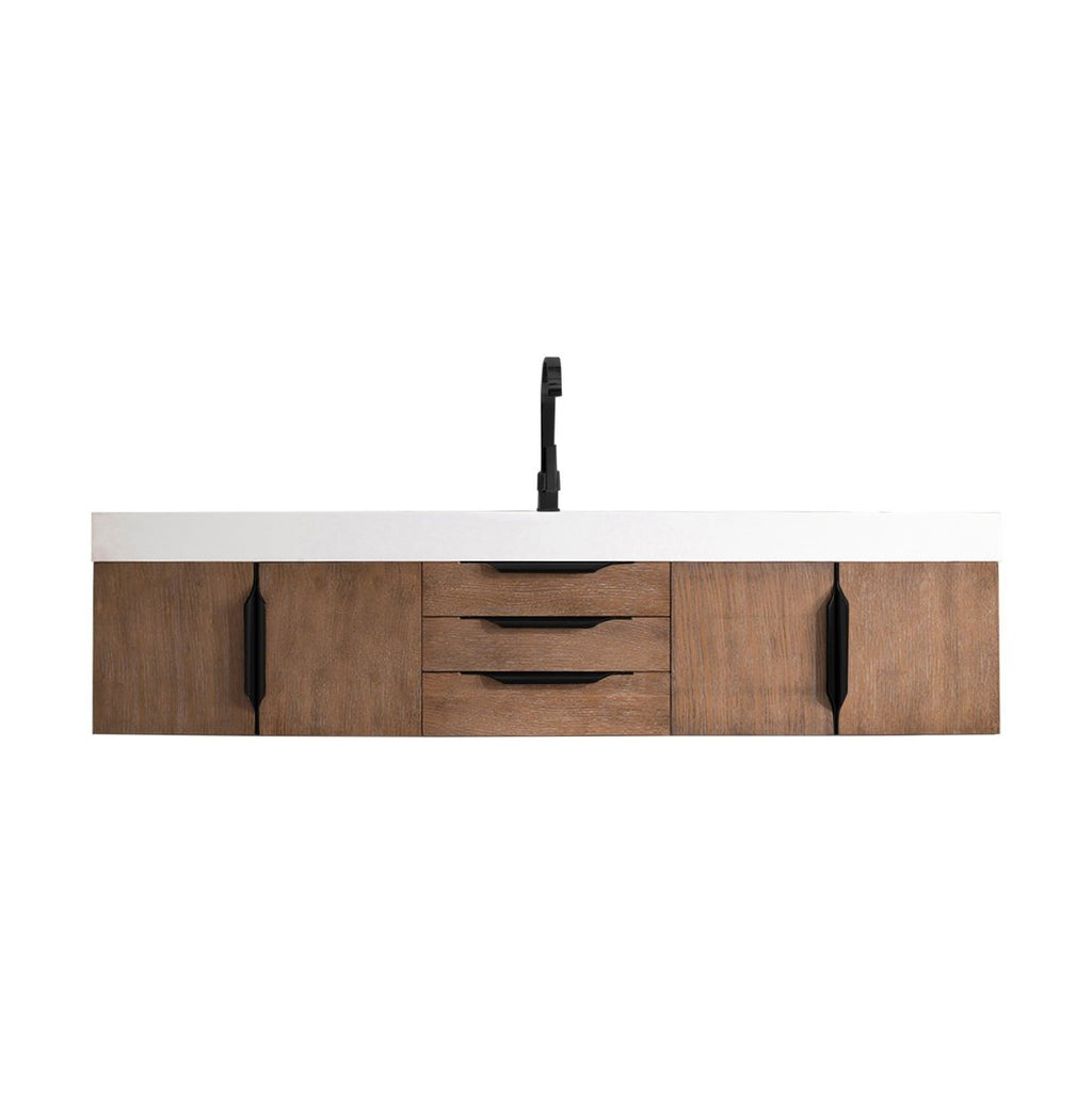 James Martin Vanities Mercer Island 72" Single Vanity - 389-V72S-AGR-G-DGG