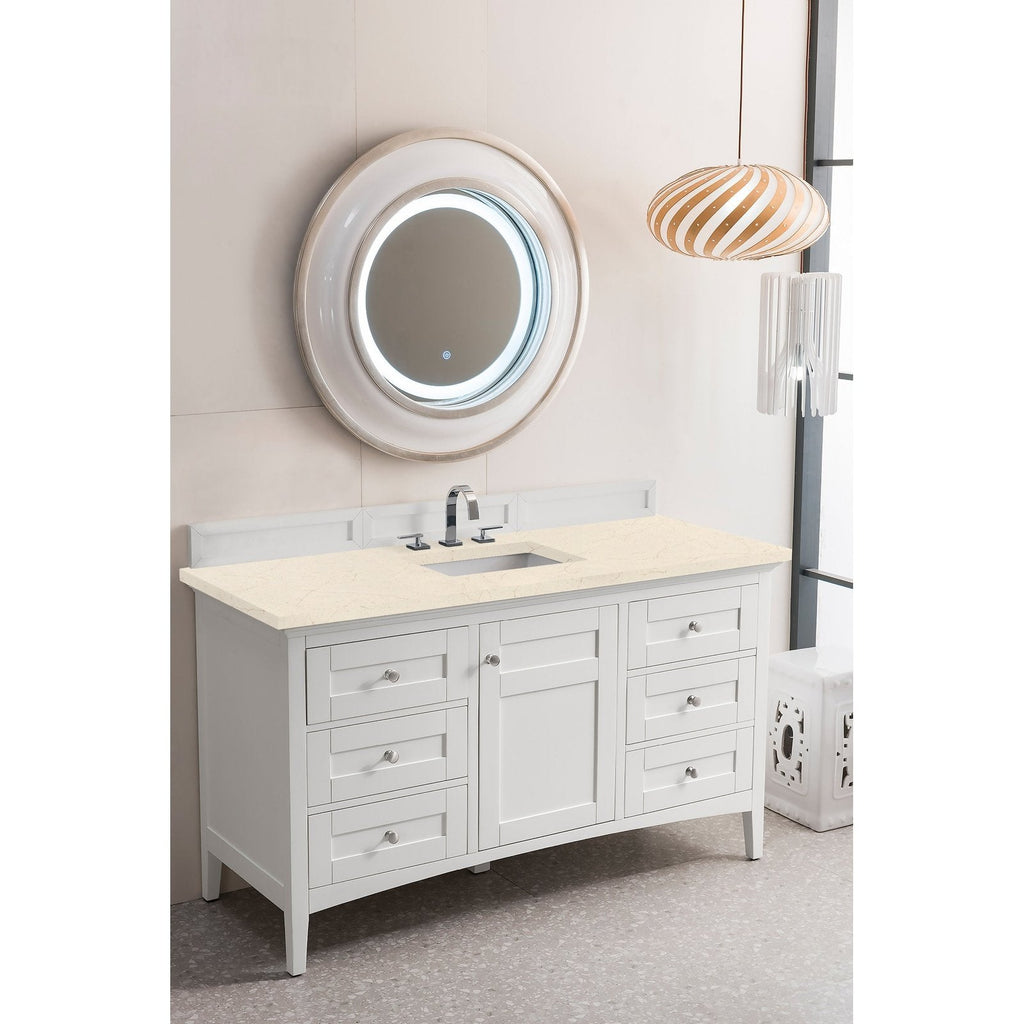 James Martin Vanities Palisades 60" Single Vanity - 527-V60S-BW-3AF