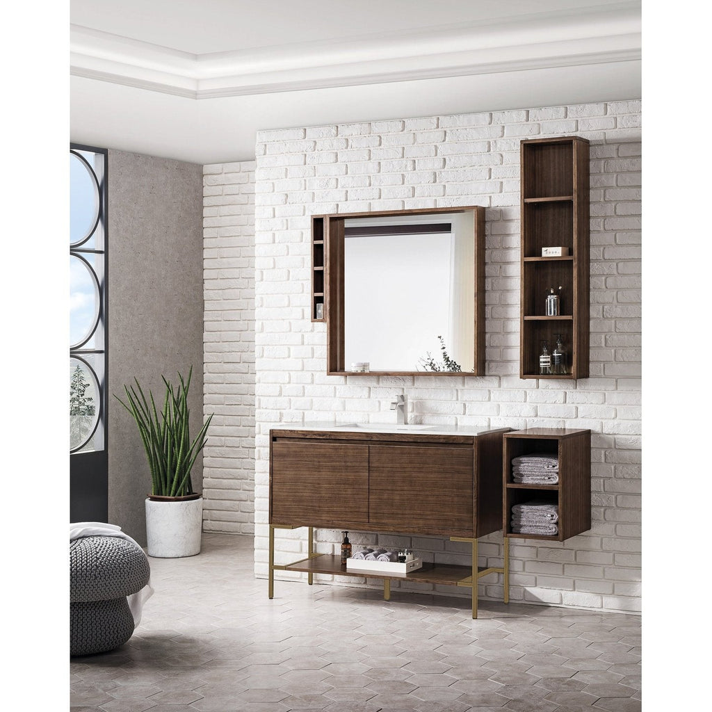 James Martin Vanities Milan 47.3" Single Vanity Cabinet - 801V47.3GWRGDCHB