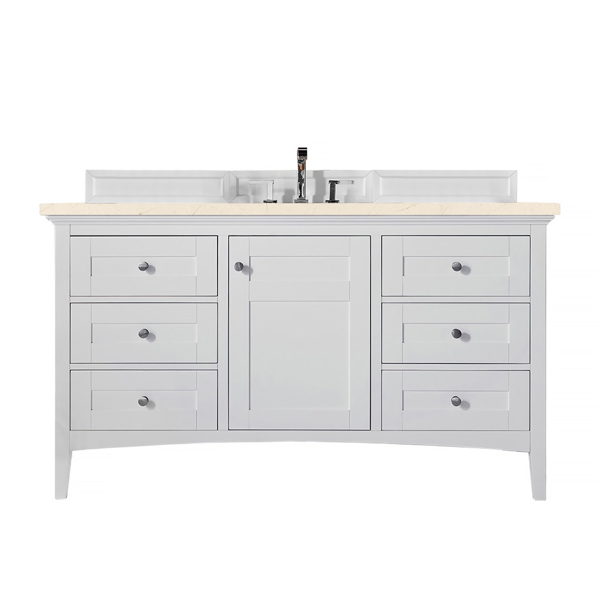 James Martin Vanities Palisades 60" Single Vanity - 527-V60S-BW-3AF