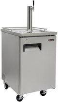 Kegco 24" Wide Cold Brew Coffee SilverCommercial Kegerator - ICXCK-1S-1