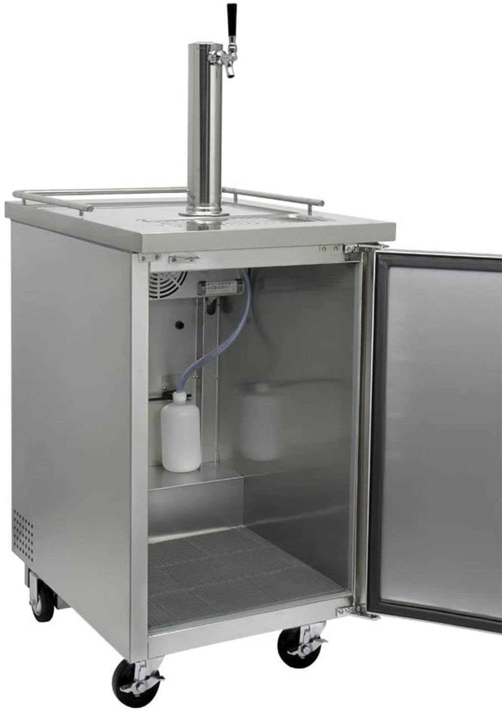 Kegco 24" Wide Cold Brew Coffee SilverCommercial Kegerator - ICXCK-1S-1