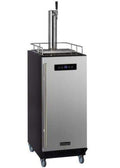 Kegco 15" Wide Homebrew Tap Stainless Steel Commercial Kegerator - HBK15BSRNK