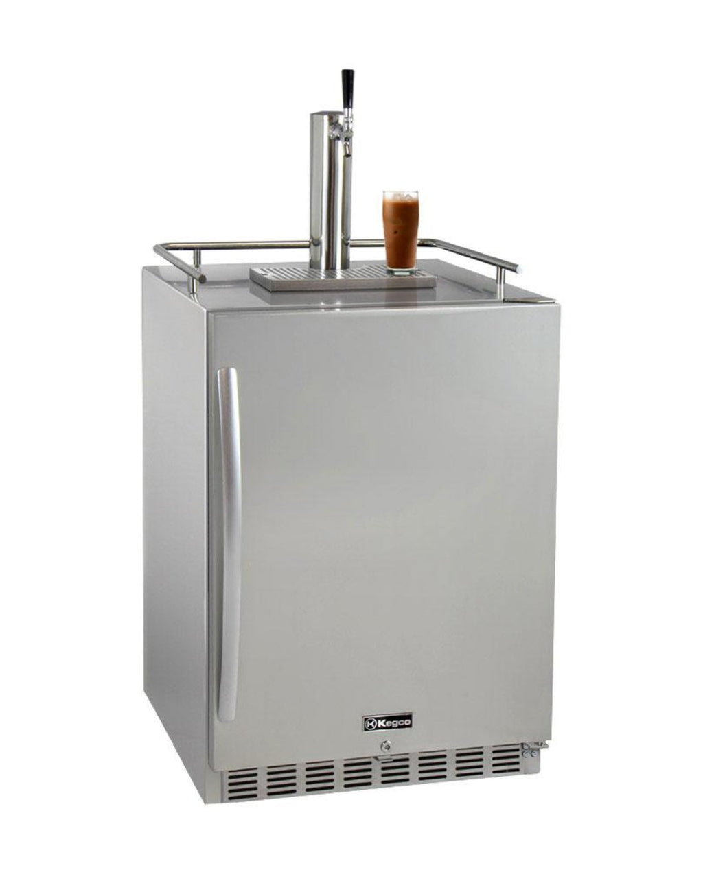 24" Wide Cold Brew Coffee Tap All Stainless Steel Outdoor Built-In Right Hinge Kegerator - ICHK38SSU-1
