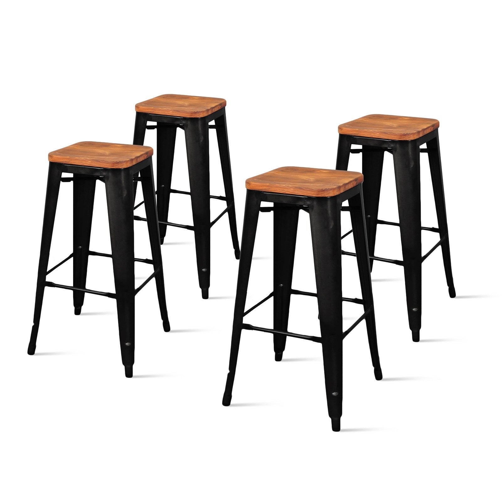 New Pacific Direct Metropolis Backless Bar Stool, (Set of 4) 938631-B - 938631-B