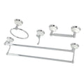 Kingston Brass Victorian 4-Piece Dual Towel Bar Bathroom Hardware Set - BAK1113478