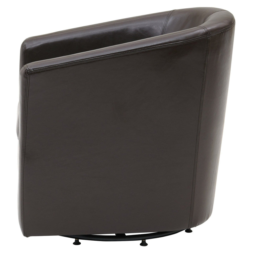 New Pacific Direct Hayden Swivel Bonded Leather Chair  - 193012B-01