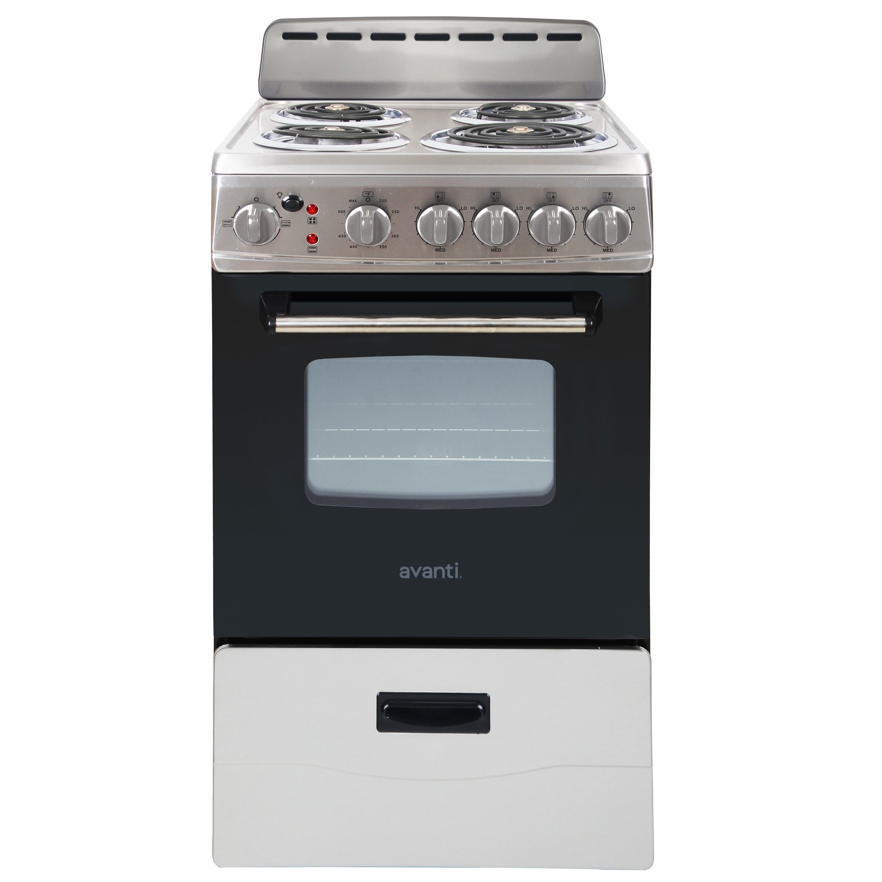 Avanti 20" Electric Range Oven with Framed Glass Door - ERU200P3S