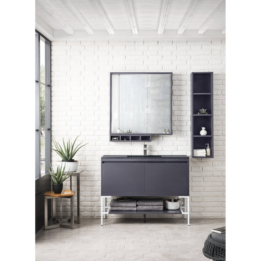 James Martin Vanities Milan 47.3" Single Vanity Cabinet - 801V47.3GWRGDCHB