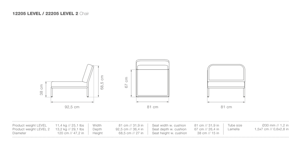 HOUE LEVEL Outdoor Chair - Procure Décor