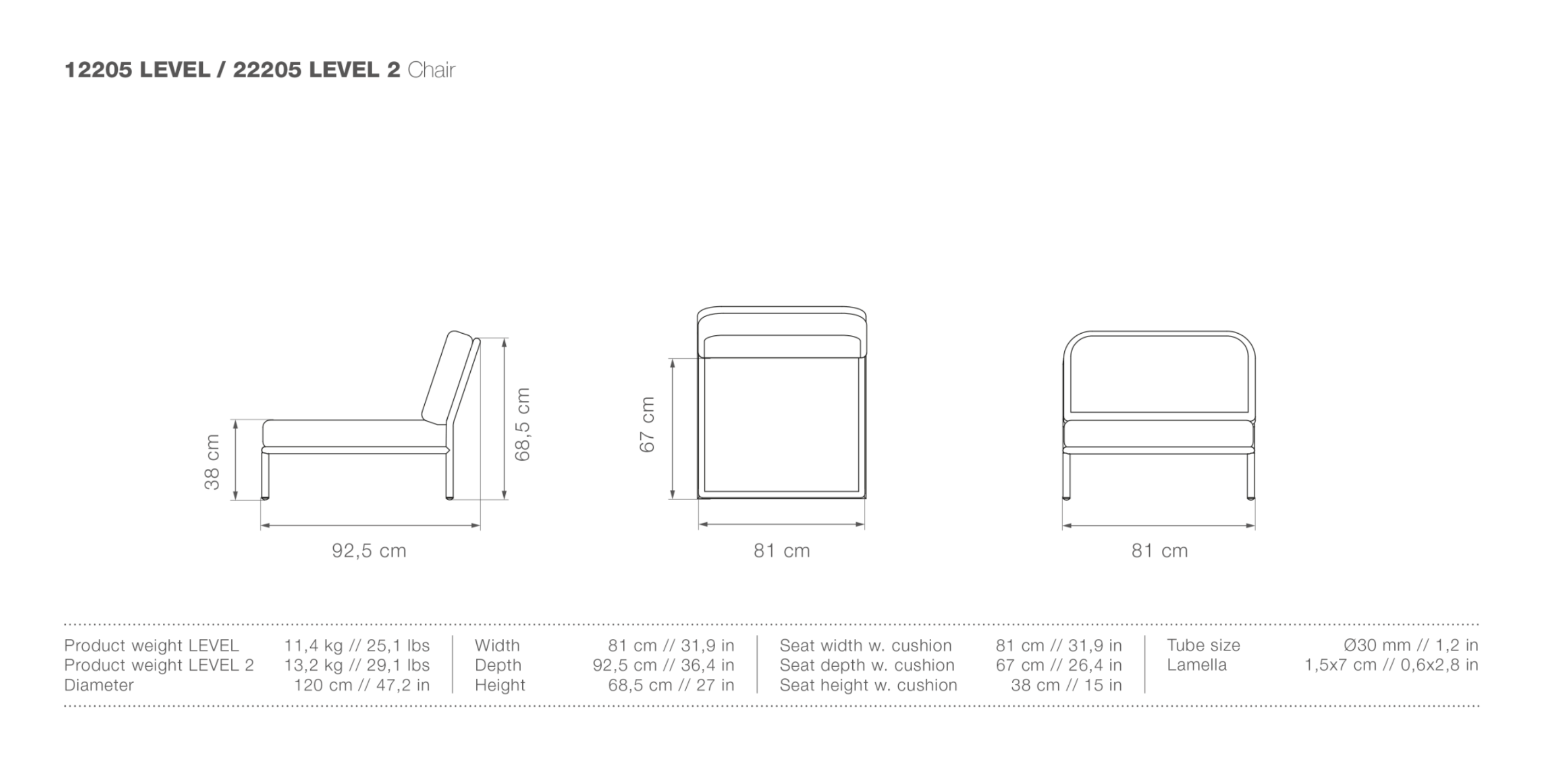 HOUE LEVEL Outdoor Chair - Procure Décor